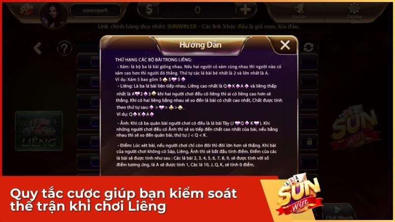 Hiểu đúng các thao tác cược để làm chủ ván Liêng