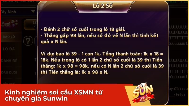 Giao diện trực quan, dễ dàng soi cầu và đánh đề