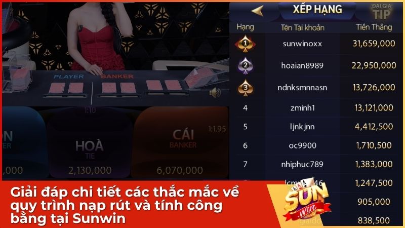 Giải đáp chi tiết các thắc mắc về quy trình nạp rút và tính công bằng, giúp người chơi hoàn toàn an tâm khi trải nghiệm