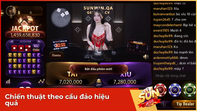 Theo cầu đảo hiệu quả cần quan sát nhịp đổi ổn định, biết dừng đúng lúc và kết hợp xem lịch sử nhiều phiên để hạn chế vào sai cầu