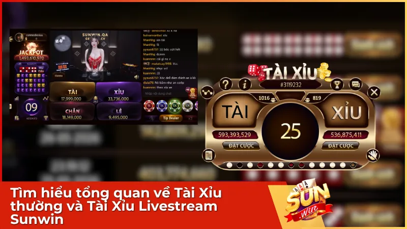 Tài Xỉu thường và Tài Xỉu Livestream Sunwin tạo hai trải nghiệm khác nhau, từ hình thức hiển thị kết quả đến cách người chơi theo dõi mỗi phiên cược